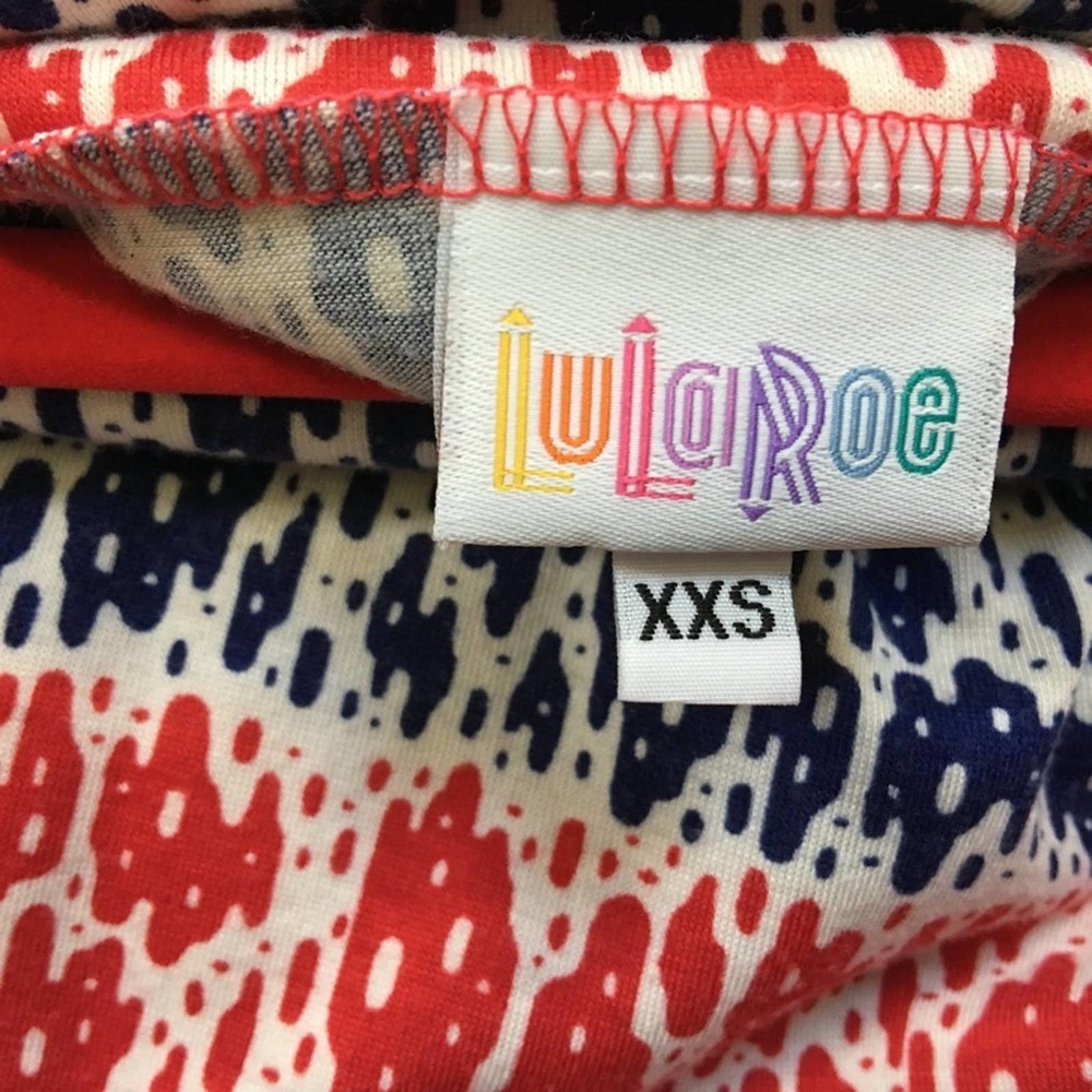 LuLaRoe Red, White, & Blue Maxi Skirt - Picture 7 of 13